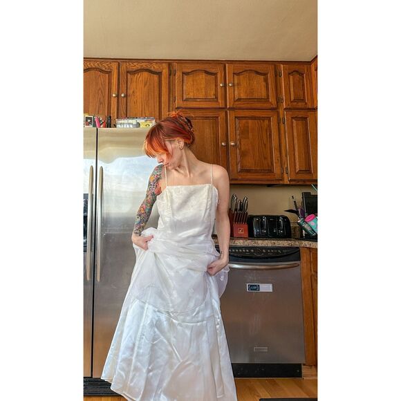 Jessica McClintock Gunne Sax Millenium 2000 Dress Size 11 GUC - Picture 1 of 7